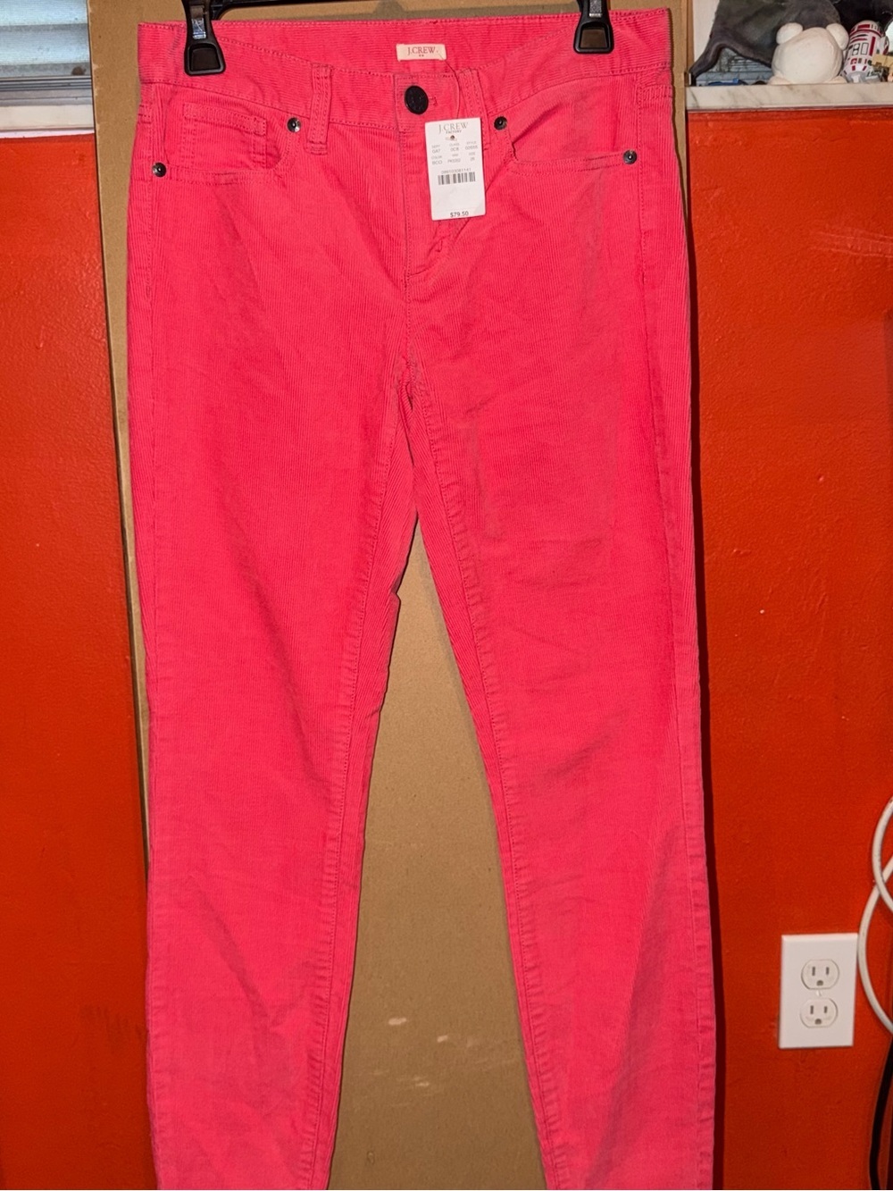 NWT Women’s Hot Pink Corduroy Skinny Jeans
